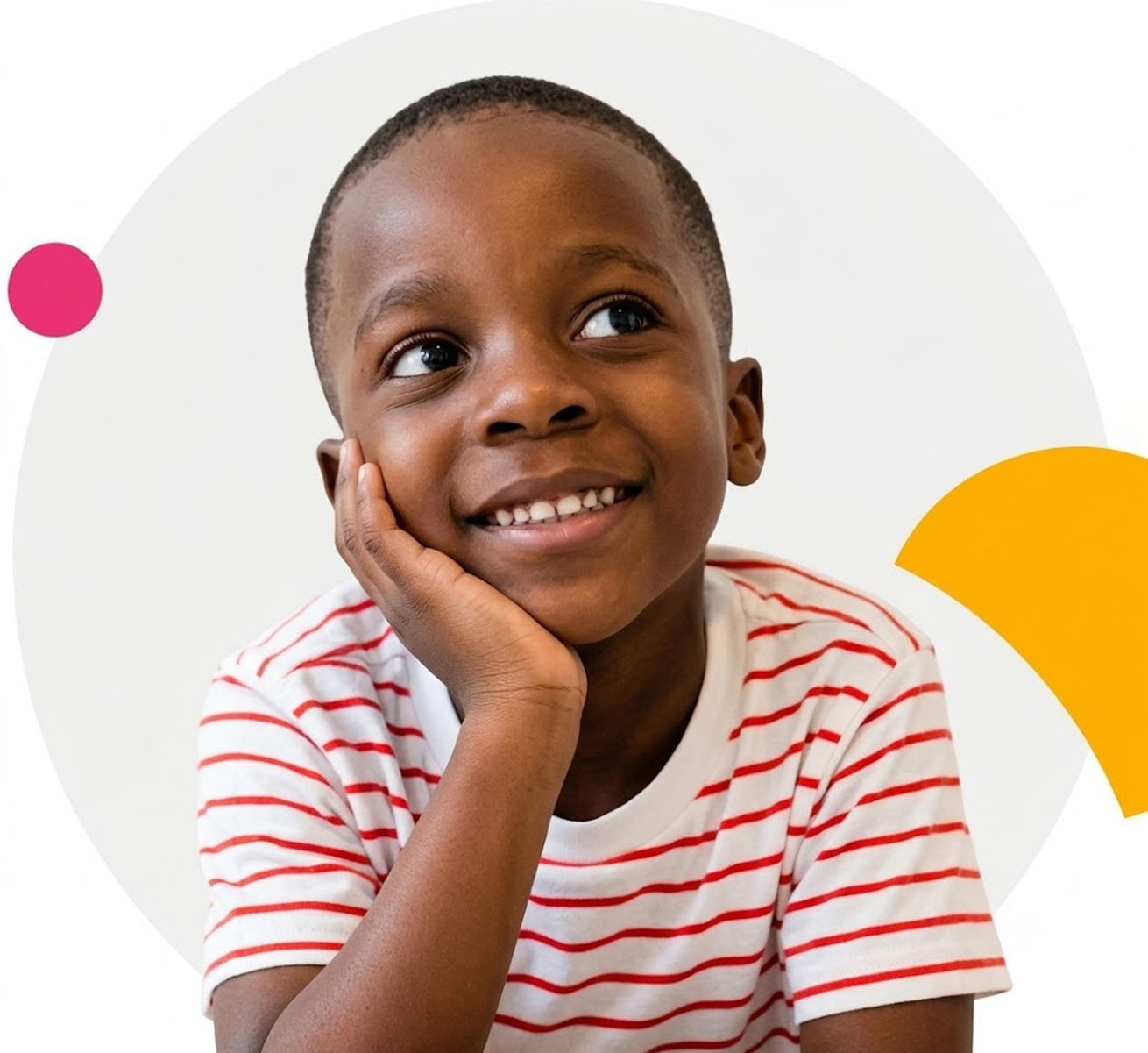 A smiling child